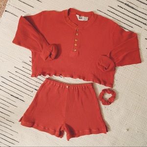 SOLD cute lil DIY’d set with matching scrunchie